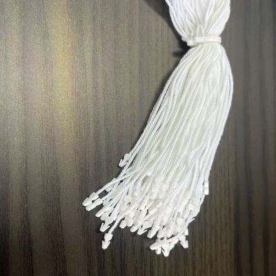 الأبيض معلق نايلون البلاستيكية العلامة التثبيت سلسلة مستطيلة أودم