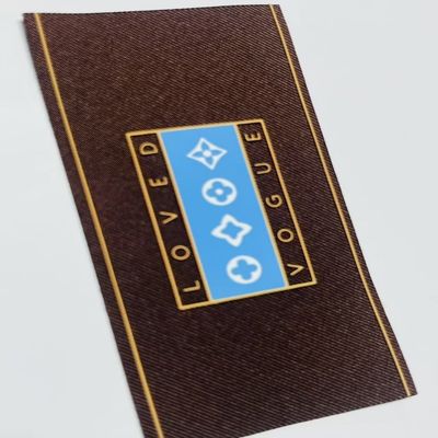 الملابس الملابس المنسوجة الملصقات الشعار العلامات التجارية التصاميم المخصصة للحرف اليدوية