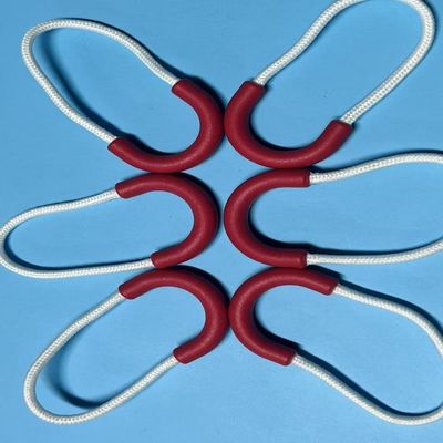 دائرية قابلة لإعادة الاستخدام السلك البلاستيكي سحب الزر حلقة الزحام مقاومة للظروف الجوية