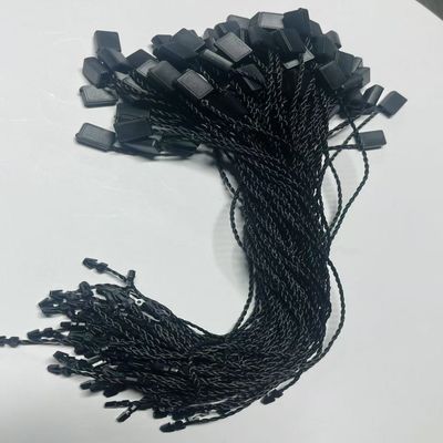 ODM 7 بوصة مستطيل أسود البلاستيكية العلامات التثبيتات السلسلة مرنة