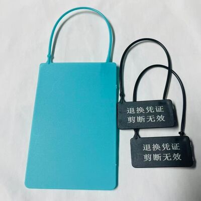 Plastic Garment Security Tag Incorporating RFID Technology 8.2MHz Frequency Designed to Prevent Theft in Clothing Stores