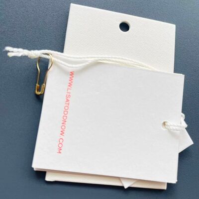 Quick And Custom Clothing Hang Tags Crafted To Securely Attach Tags To Products Optimize Product Display And Recognition