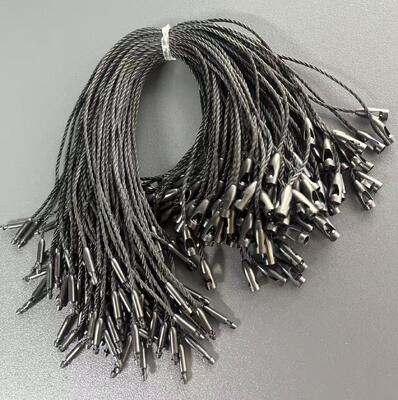 Black Garment Swing Tags Quantity 100 Pieces Customizable Apparel Tags Suitable for Clothing Labels and Retail Packaging