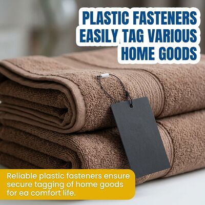 Standard Nylon Tag Fasteners 0.2 Inches White for Performance